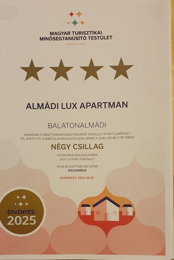 Almádiluxusapartman Balatonalmádi Exterior foto